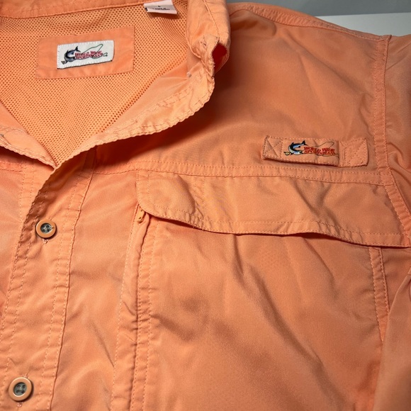 World Wide Sportsman Lightweight Fishing Shirt Large Pockets - Picture 2 of 5